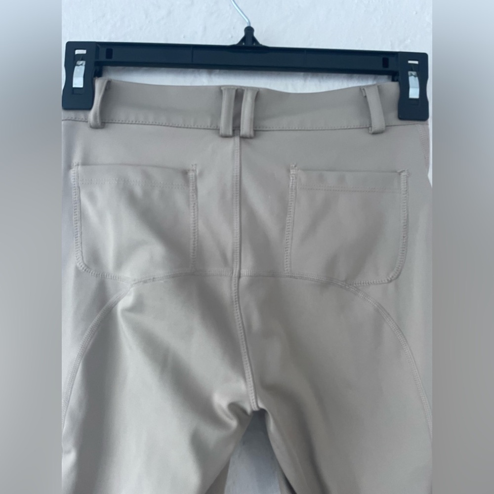 Beroy Equestrian tailored sportsman girls riding pants  Beige Youth; size 10 M - Picture 5 of 6